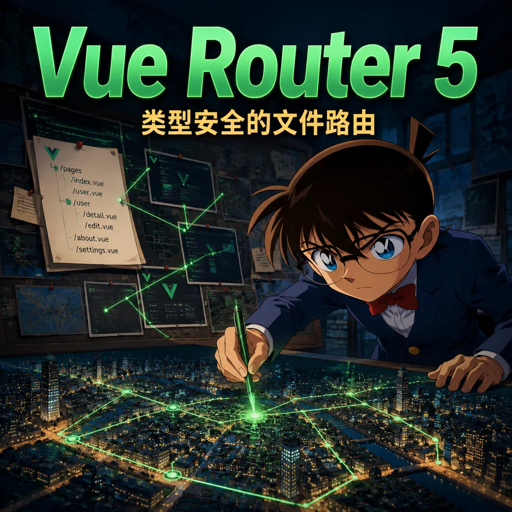 Vue Router 5：手写路由与类型安全的文件路由