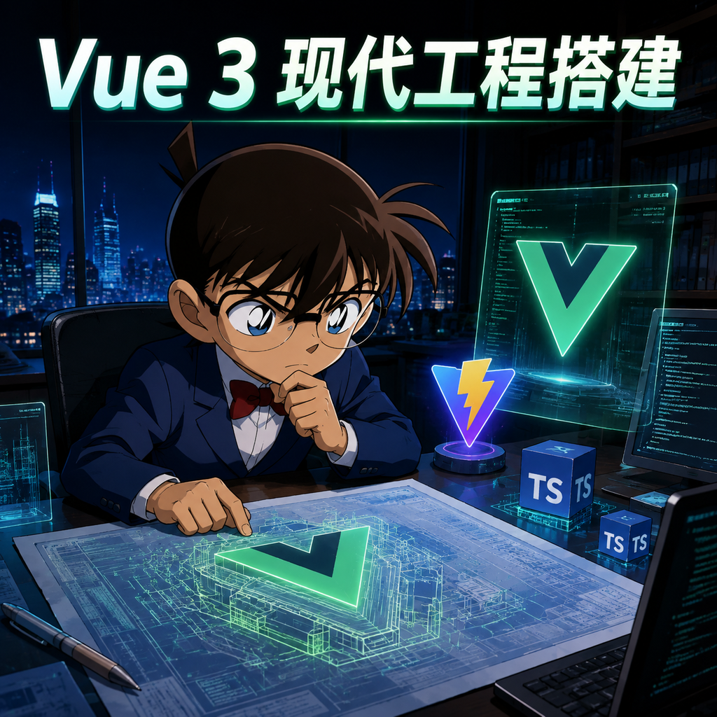 Vue 3 现代工程搭建：create-vue、Vite 8 与 TypeScript