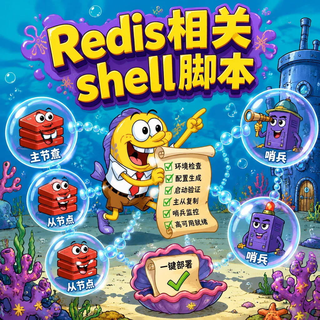 Redis 主从 + 哨兵 高可用环境搭建脚本（改进版）
