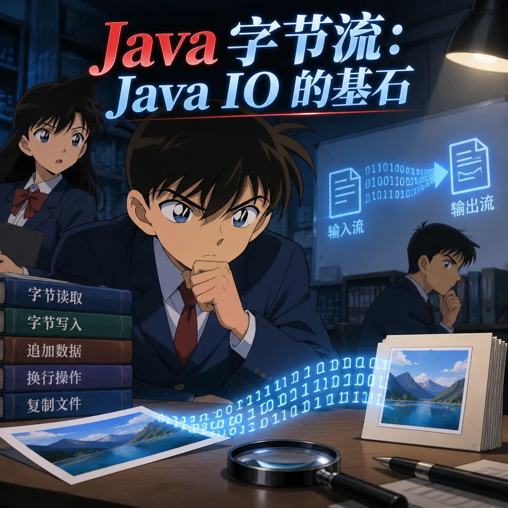 Java 字节流：Java IO 的基石